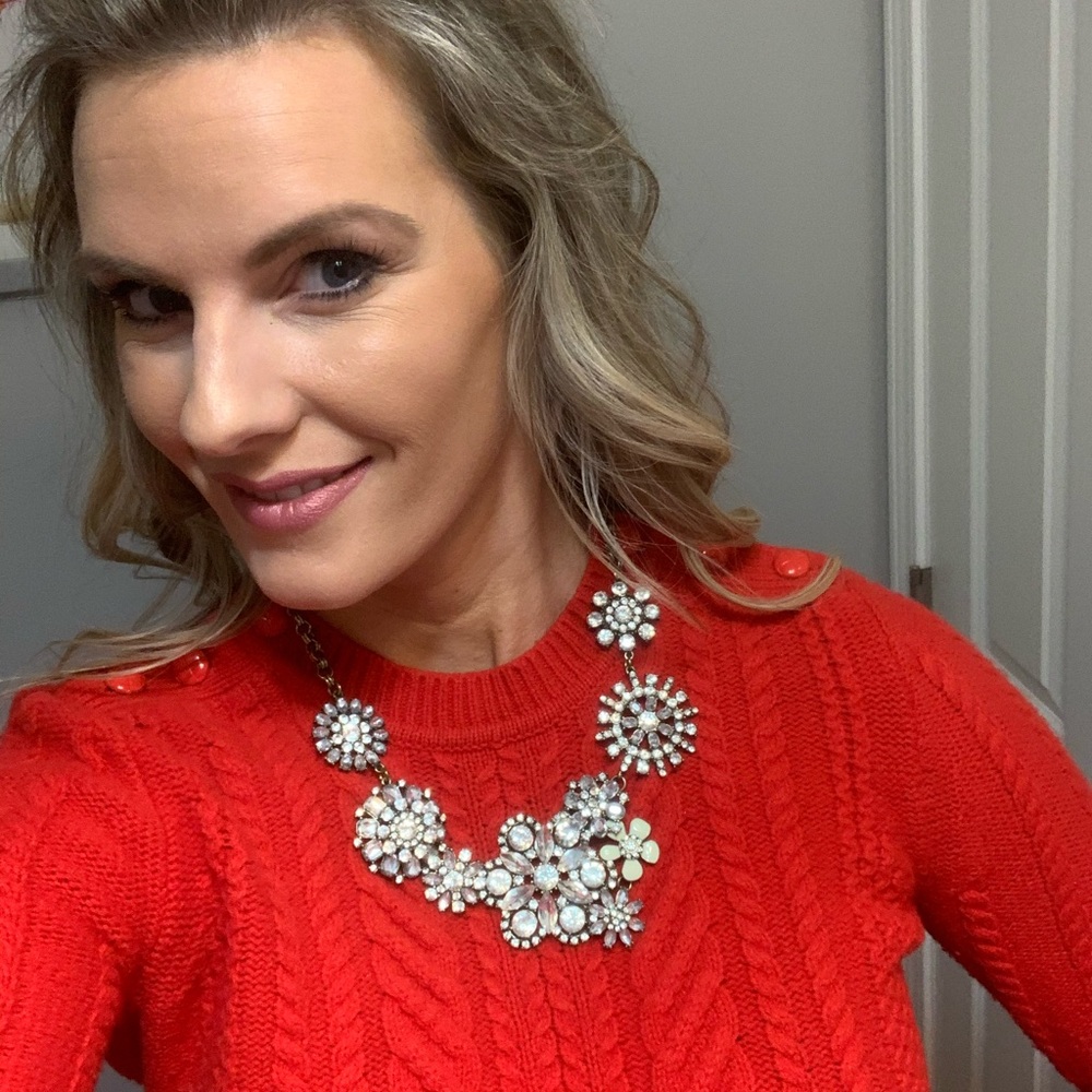 Crystal statement necklace - Picture 3 of 8